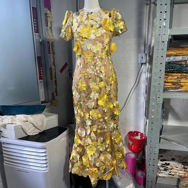 STL's Flower Embroidered Dress