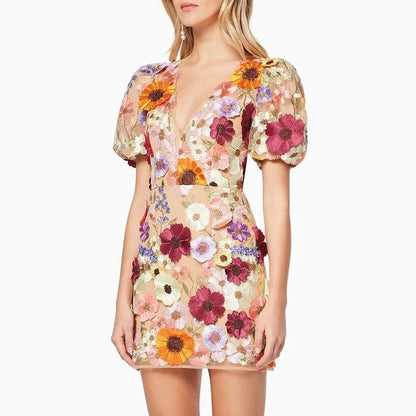 STL's Flower Embroidered Dress