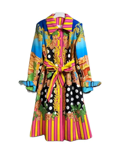 Modern Art Coat Dress