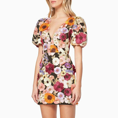 STL's Flower Embroidered Dress