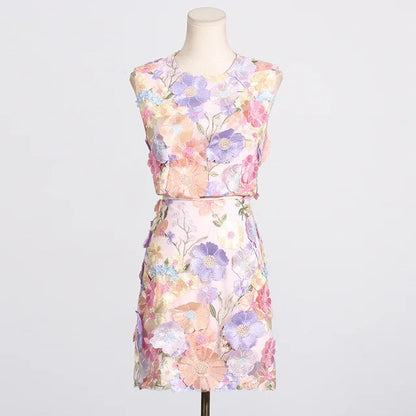 STL's Flower Embroidered Dress